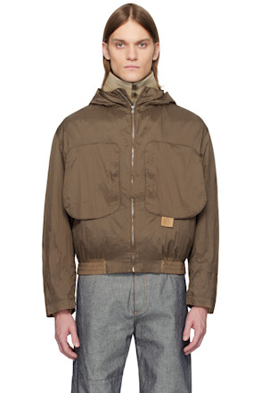 Brown Purs Light Nylon Jacket