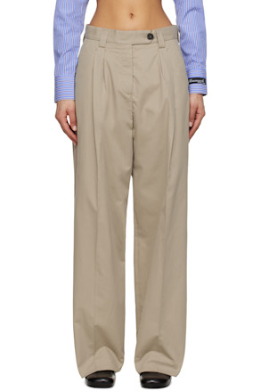 Beige Favorite Trousers