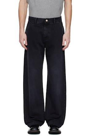 Black Straight Cut Jeans