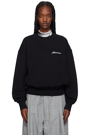 Black Oversized Sweatshirt