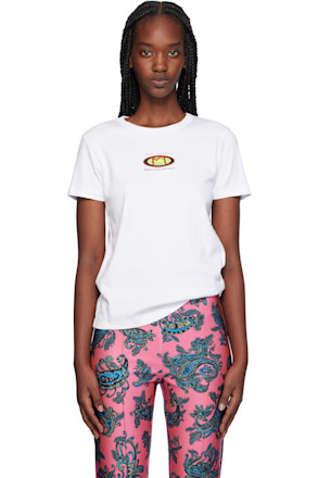 White Mover's Fitted T-shirt