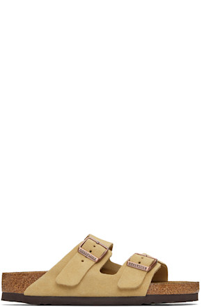 Beige Regular Arizona Sandals