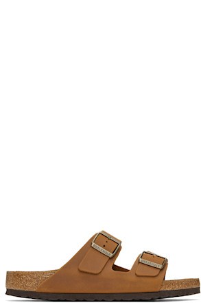 Brown Regular Arizona Sandals