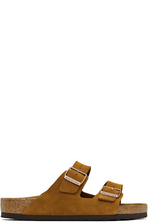 Tan Regular Arizona Soft Footbed Sandals