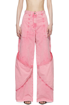 Pink Long Jeans