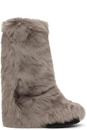 Taupe Robin Combat Boots