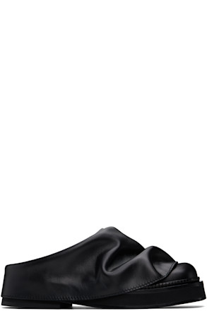 Black Mini Robin Sabot Slip-on Loafers