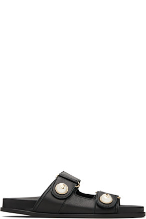 Black Fayence Sandals
