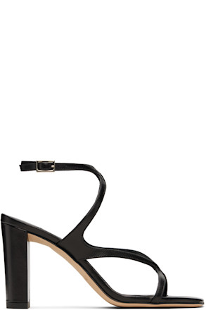 Black Azie 85 Heeled Sandals