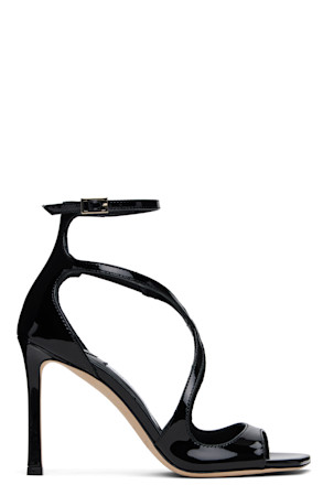 Black Azia 95 Heeled Sandals