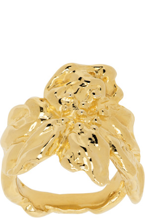 Gold Lily Ring