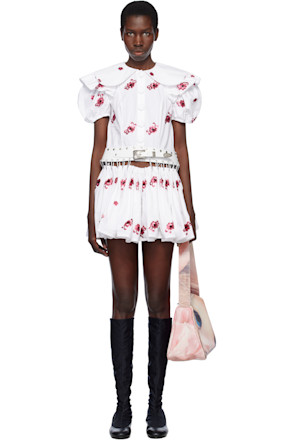 White Beau Carabiner Minidress