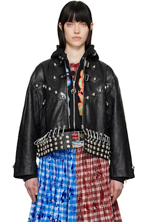 Black Lunge Leather Jacket