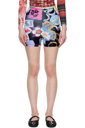 Multicolor Toy Box Mini Shorts