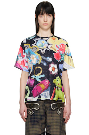 Black Toy Box Oversized Short Sleeve T-shirt