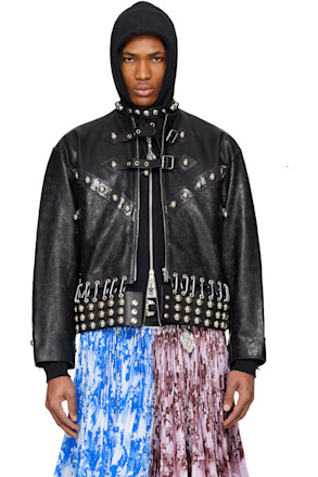 Black Lunge Leather Jacket