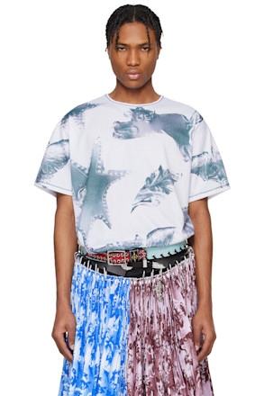White Zoom Spur Oversized Short Sleeve T-shirt