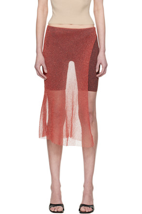 SSENSE Exclusive Red Wrap Skort