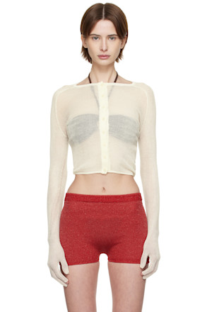 SSENSE Exclusive Off-White Enter Cardigan