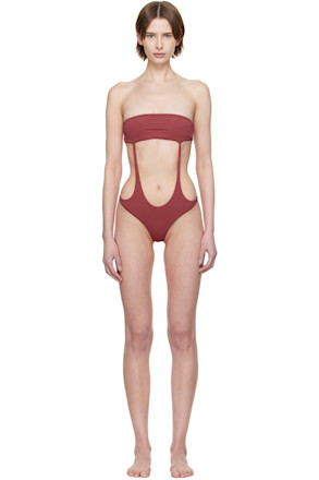 SSENSE Exclusive Red Dandelion Swimsuit