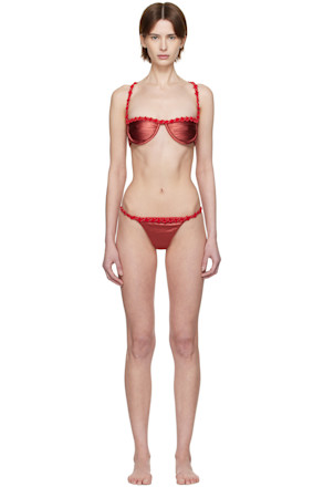 SSENSE Exclusive Red Challenger Bikini