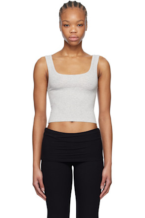 Three-Pack Multicolor Cotton Rib Tank Tops