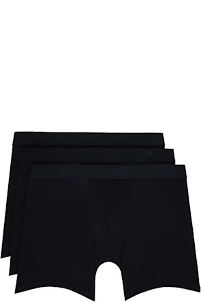 Three-Pack Black SKIMS Stretch 5" Boxer Briefs