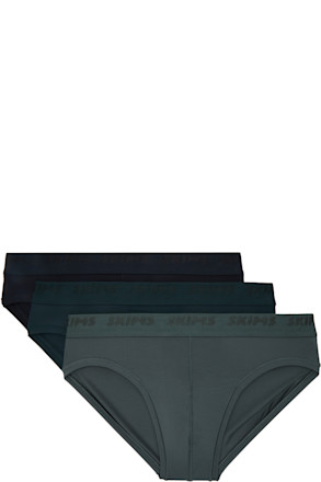 Three-Pack Multicolor SKIMS Stretch Briefs