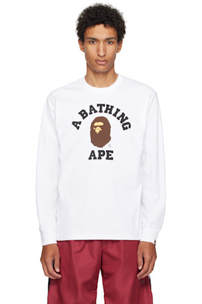 White College LS T-shirt