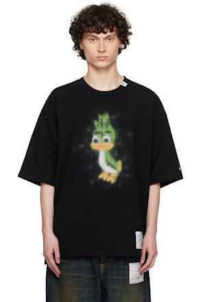 Black Leon Printed T-shirt
