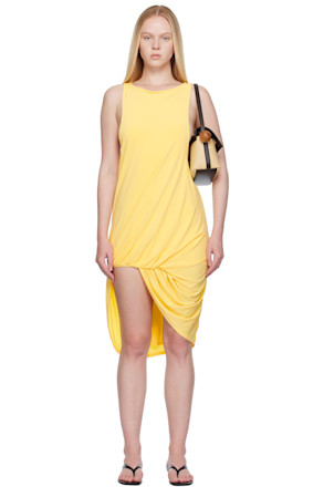 Yellow La Croisière 'The Peplo' Minidress
