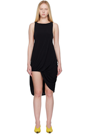 Black La Croisière 'The Peplo' Minidress