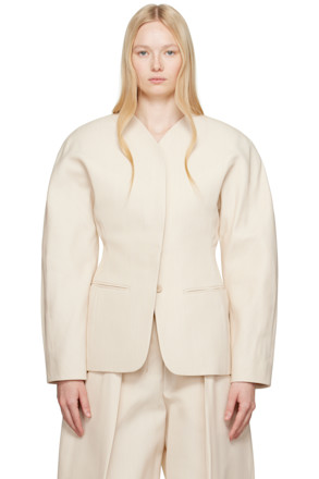 Beige La Croisière 'The Ovalo' Blazer