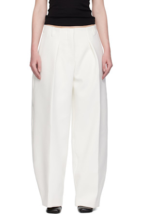 White La Croisière 'The Ovalo' Trousers