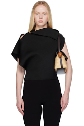 Black La Croisière 'The Trapèze knit' Top