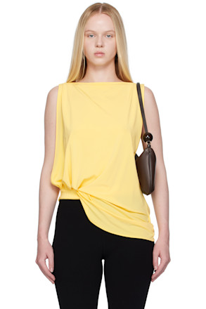 Yellow La Croisière 'The Peplo' Top