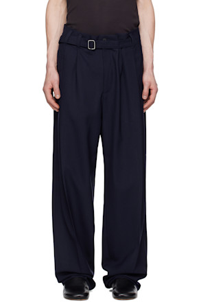 Navy La Croisière 'The Canevas' Trousers