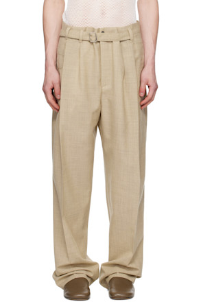 Beige La Croisière 'The Canevas' Trousers