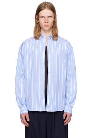 White & Blue La Casa 'The Simon' Shirt