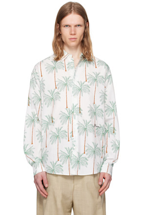 White & Green La Croisière 'The Simon' Shirt
