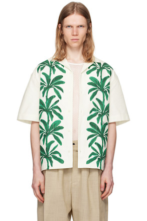White & Green La Croisière 'The Jean' Shirt