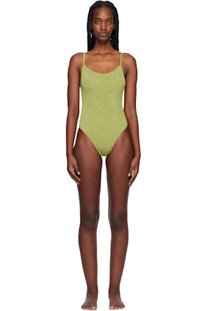 Green Low Palace One-Piece Swimsuit