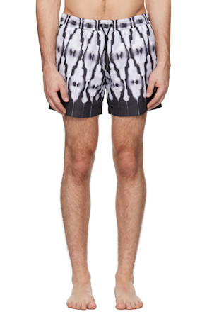 Black & White Ritual Classic Swim Shorts