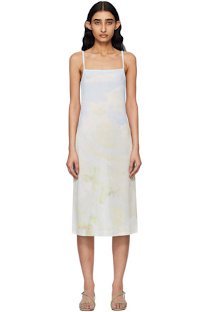 Multicolor Print Midi Dress