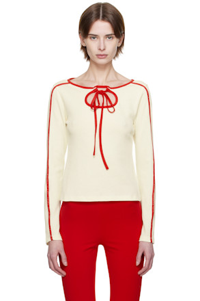 Off-White Cut Out Jersey T-shirt