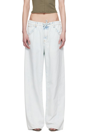 Blue Iris Paper Bag Jeans