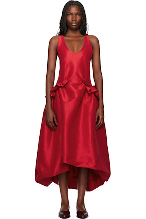 SSENSE Exclusive Red Ramya Midi Dress