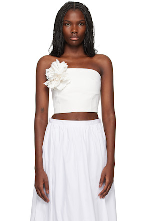 SSENSE Exclusive White Gioconda Bandeau Top