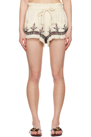 Beige Kriss Shorts