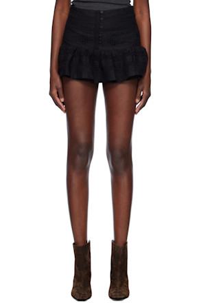Black Darine Miniskirt